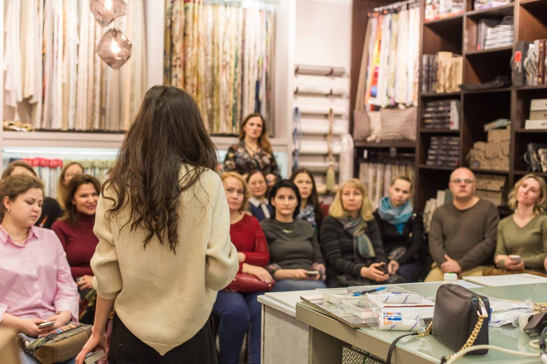 Мастер-класс декоратора Дианы Мухтаровой в салоне Ампир Декор в Санкт-Петербурге