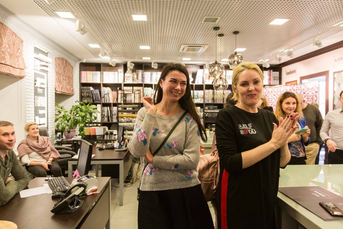 Мастер-класс декоратора Дианы Мухтаровой в салоне Ампир Декор в Санкт-Петербурге