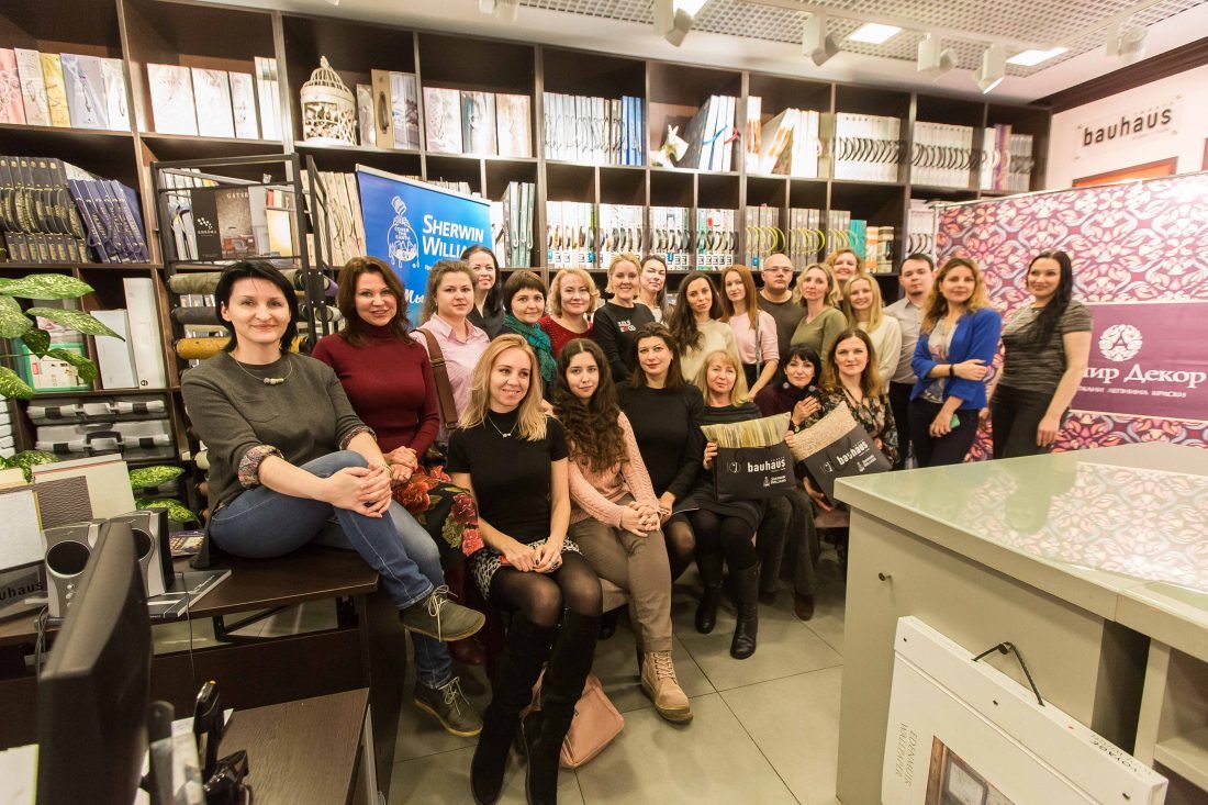 Мастер-класс декоратора Дианы Мухтаровой в салоне Ампир Декор в Санкт-Петербурге