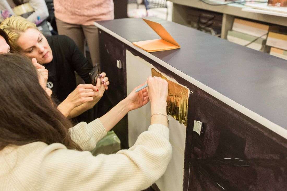 Мастер-класс декоратора Дианы Мухтаровой в салоне Ампир Декор в Санкт-Петербурге