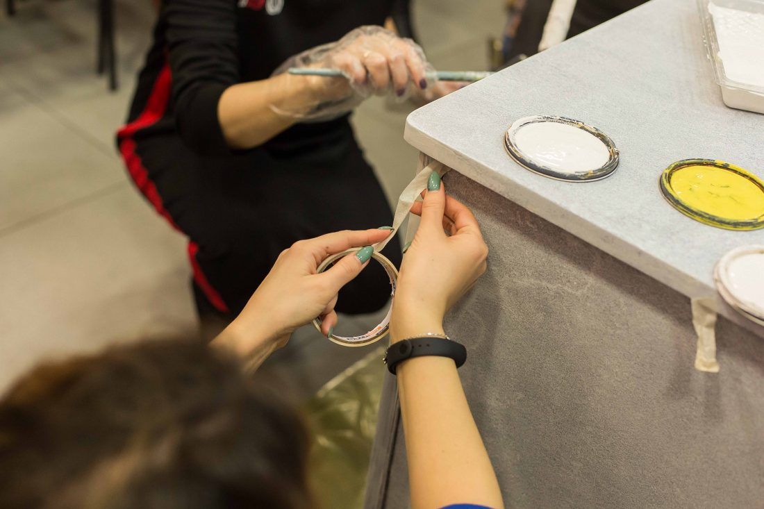 Мастер-класс декоратора Дианы Мухтаровой в салоне Ампир Декор в Санкт-Петербурге