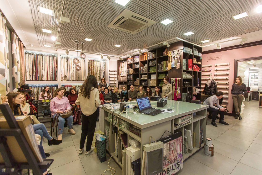 Мастер-класс декоратора Дианы Мухтаровой в салоне Ампир Декор в Санкт-Петербурге