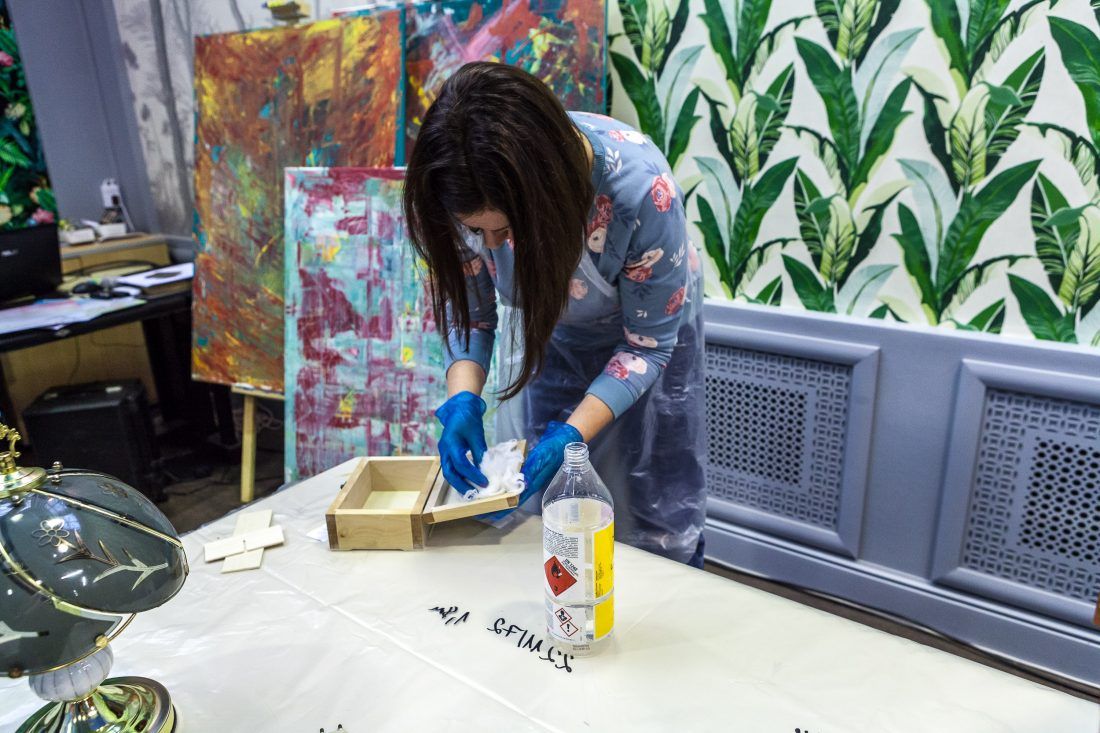 Мастер-класс по декорированию предметов от Александра Мершиева