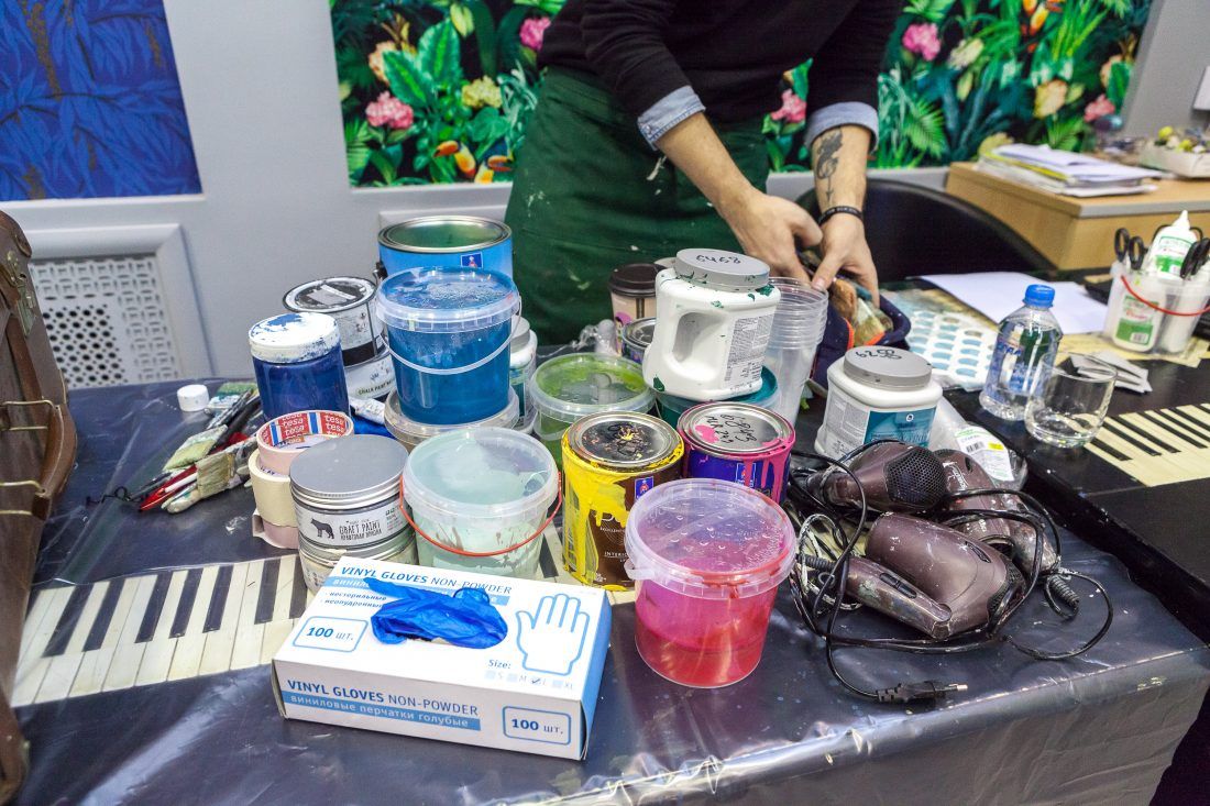 Мастер-класс по декорированию предметов от Александра Мершиева