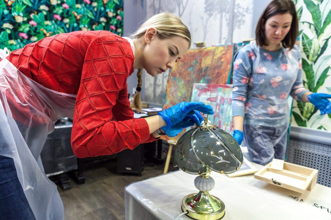 Мастер-класс по декорированию предметов от Александра Мершиева