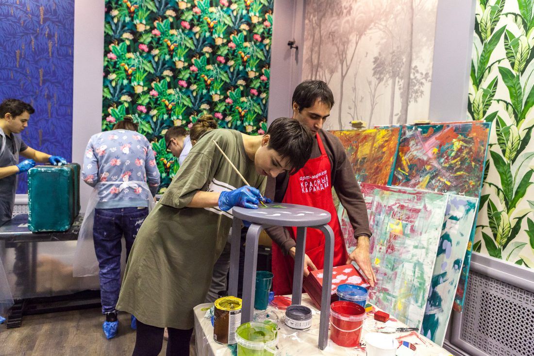 Мастер-класс по декорированию предметов от Александра Мершиева