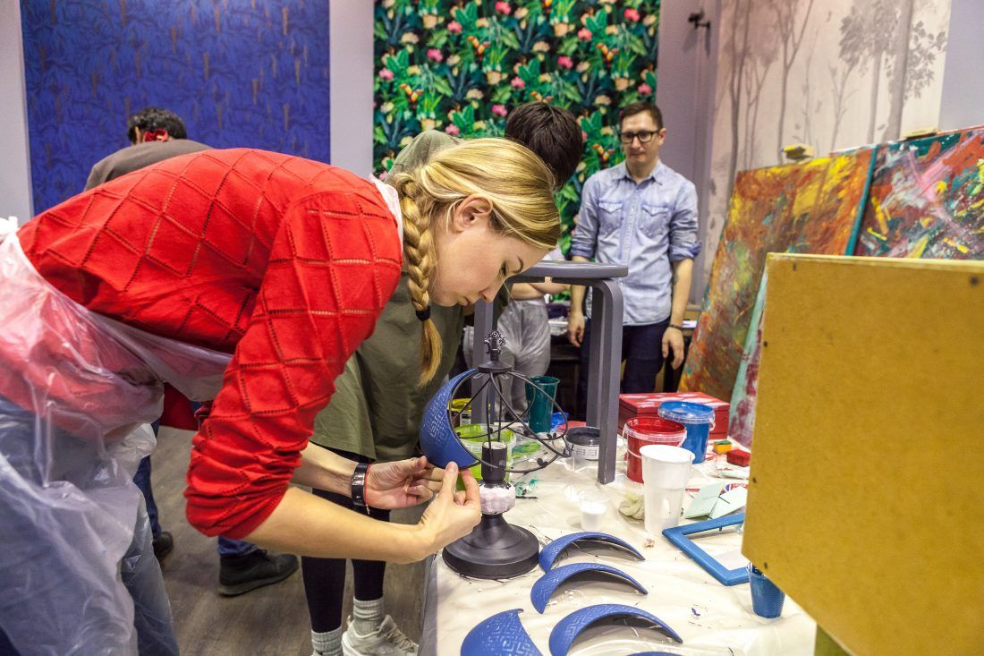 Мастер-класс по декорированию предметов от Александра Мершиева