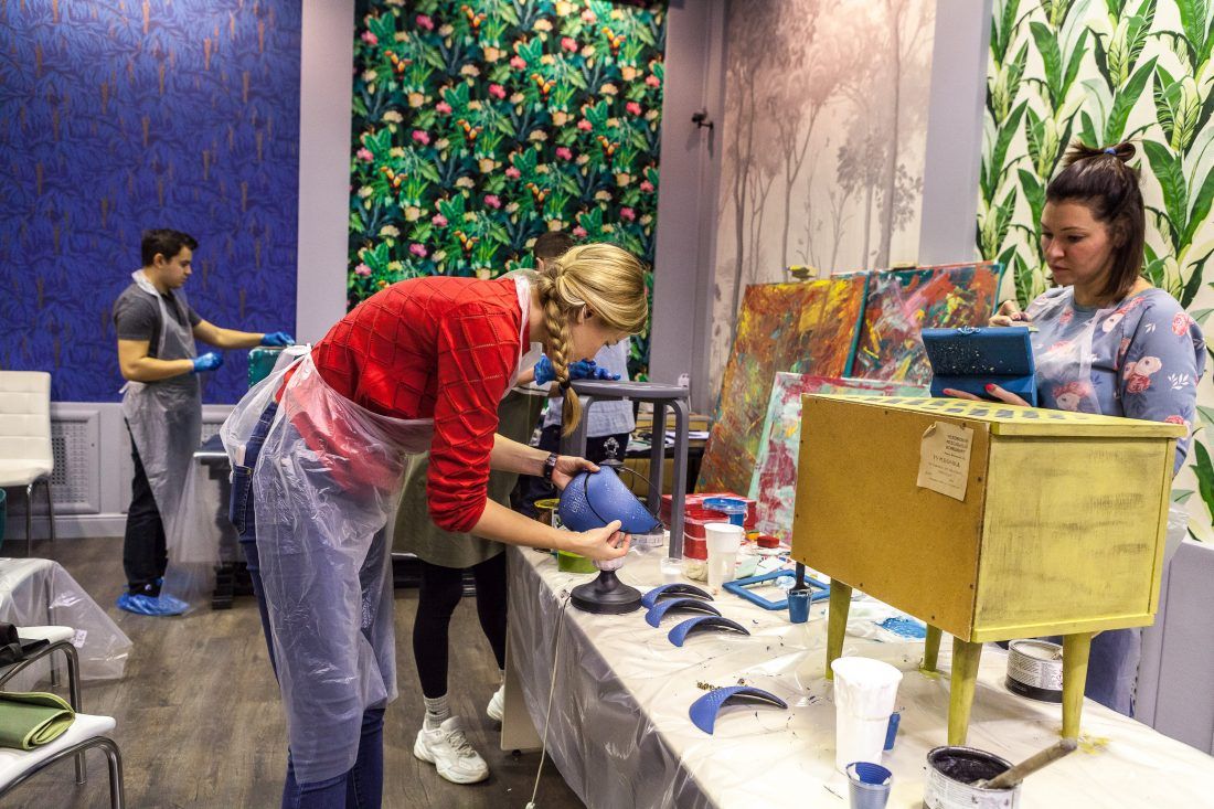 Мастер-класс по декорированию предметов от Александра Мершиева