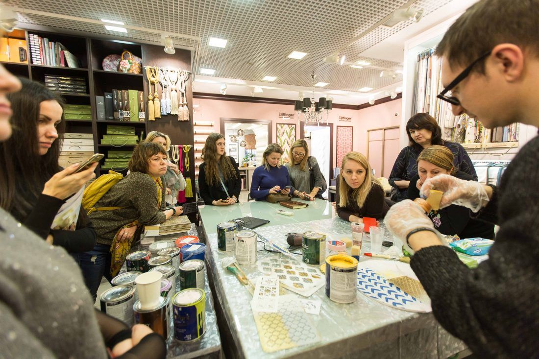 Лекция Александра Мершиева в салоне Ампир Декор в Санкт-Петербурге