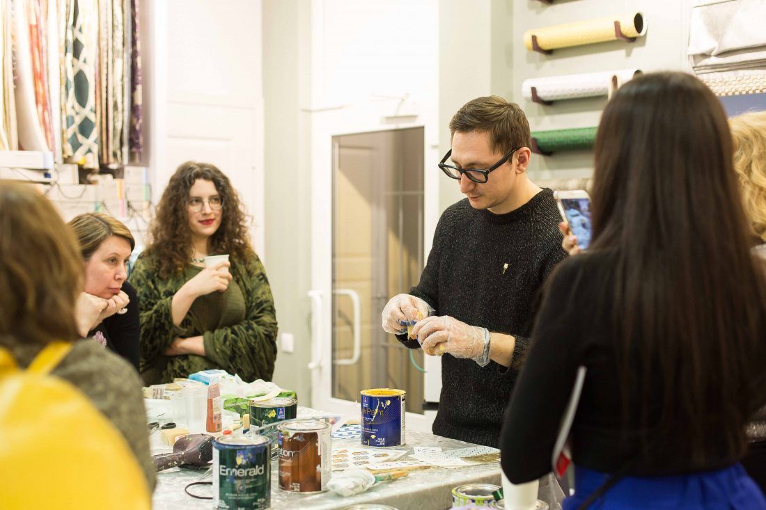 Лекция Александра Мершиева в салоне Ампир Декор в Санкт-Петербурге