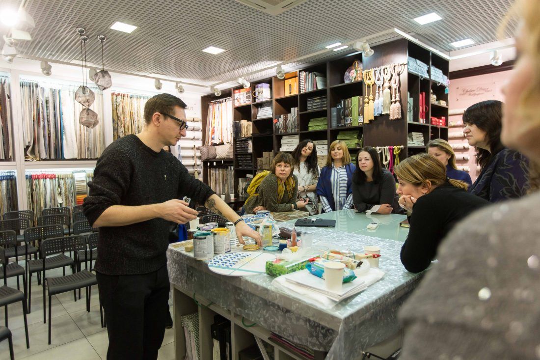 Лекция Александра Мершиева в салоне Ампир Декор в Санкт-Петербурге