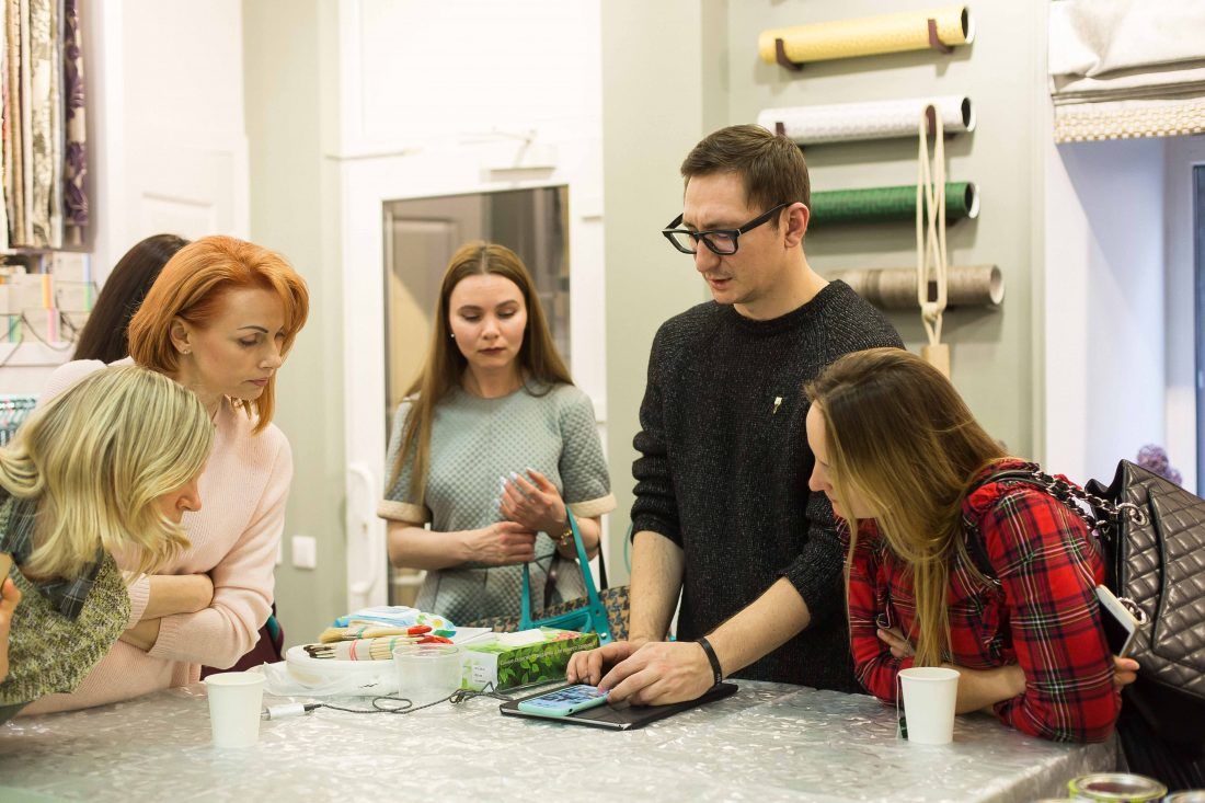 Лекция Александра Мершиева в салоне Ампир Декор в Санкт-Петербурге