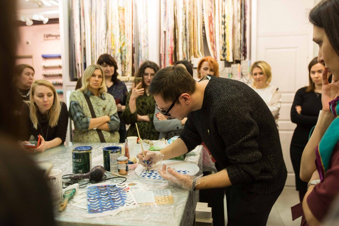 Лекция Александра Мершиева в салоне Ампир Декор в Санкт-Петербурге