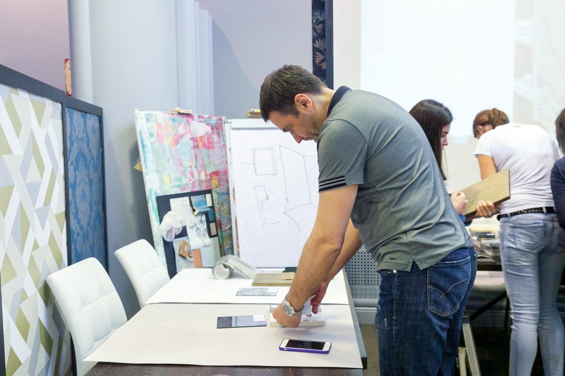 Мастер-класс Тины Гуревич в Центре Дизайна Мануфактура 5 Ампир Декор