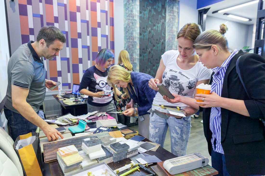 Мастер-класс Тины Гуревич в Центре Дизайна Мануфактура 5 Ампир Декор