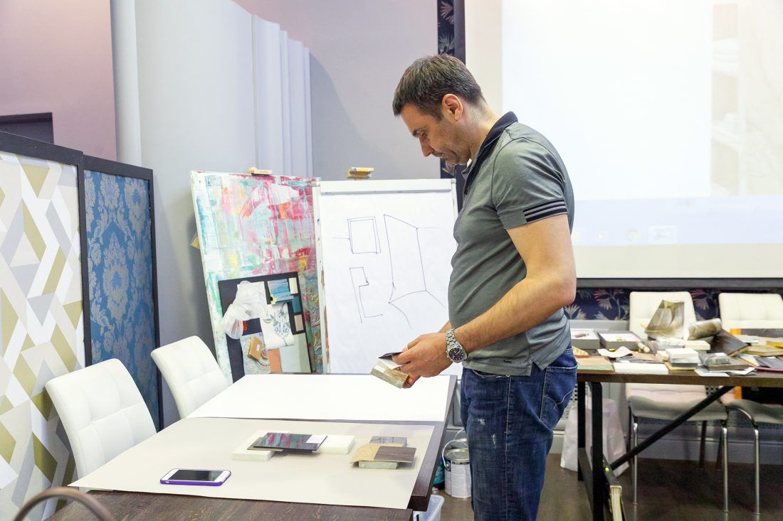 Мастер-класс Тины Гуревич в Центре Дизайна Мануфактура 5 Ампир Декор