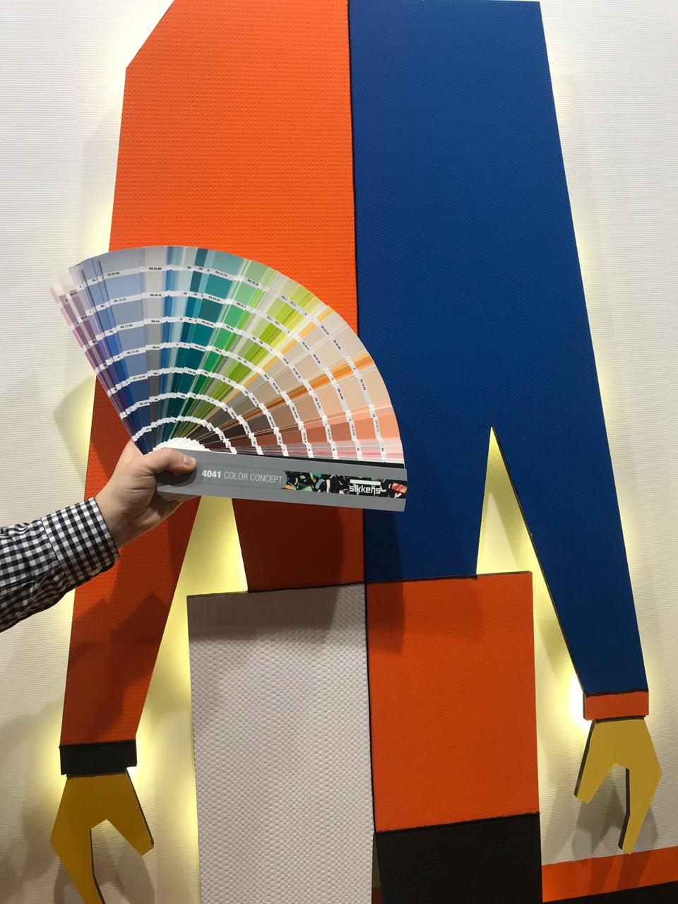 обои под покраску Bauhaus Спортсмены Малевича