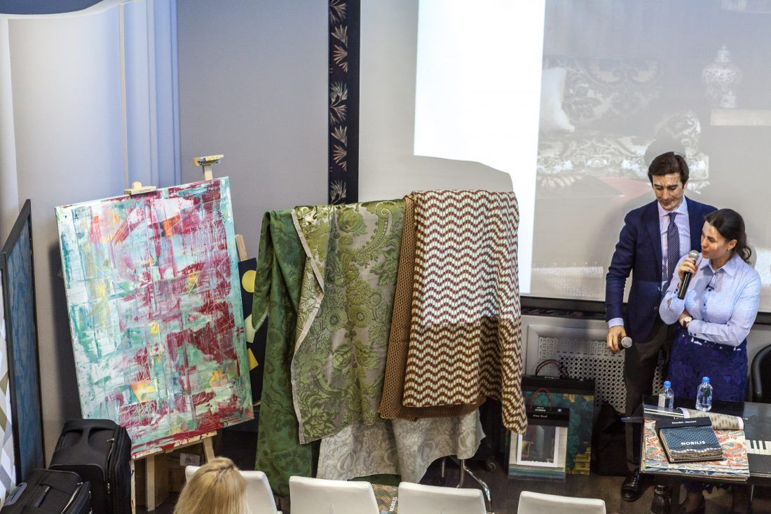 Мануфактура 5 Ампир Декор обои и ткани Nobilis