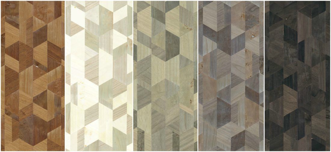 Ампир Декор обои из древесины Timber от ARTE