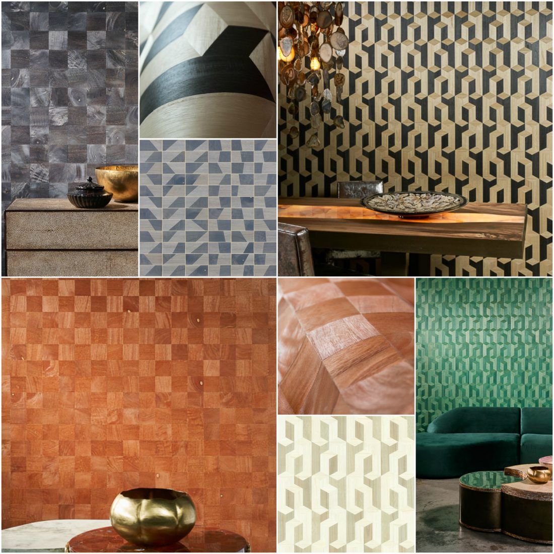 Ампир Декор обои из древесины Timber от ARTE