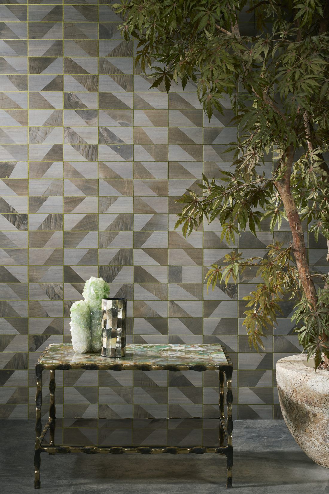 Ампир Декор обои из древесины Timber от ARTE