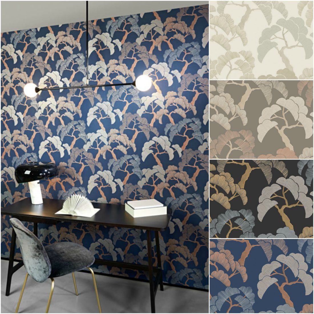 Ампир Декор флизелиновые обои Exotique от Hookedonwalls