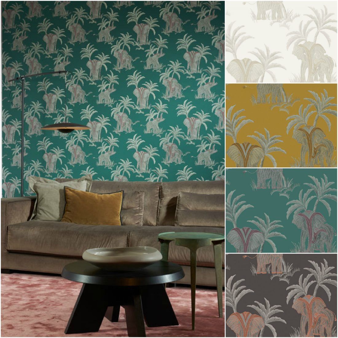 Ампир Декор флизелиновые обои Exotique от Hookedonwalls