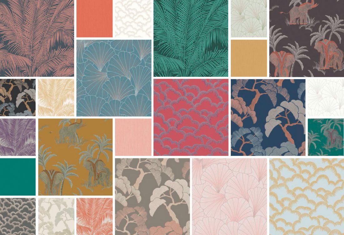 Ампир Декор флизелиновые обои Exotique от Hookedonwalls