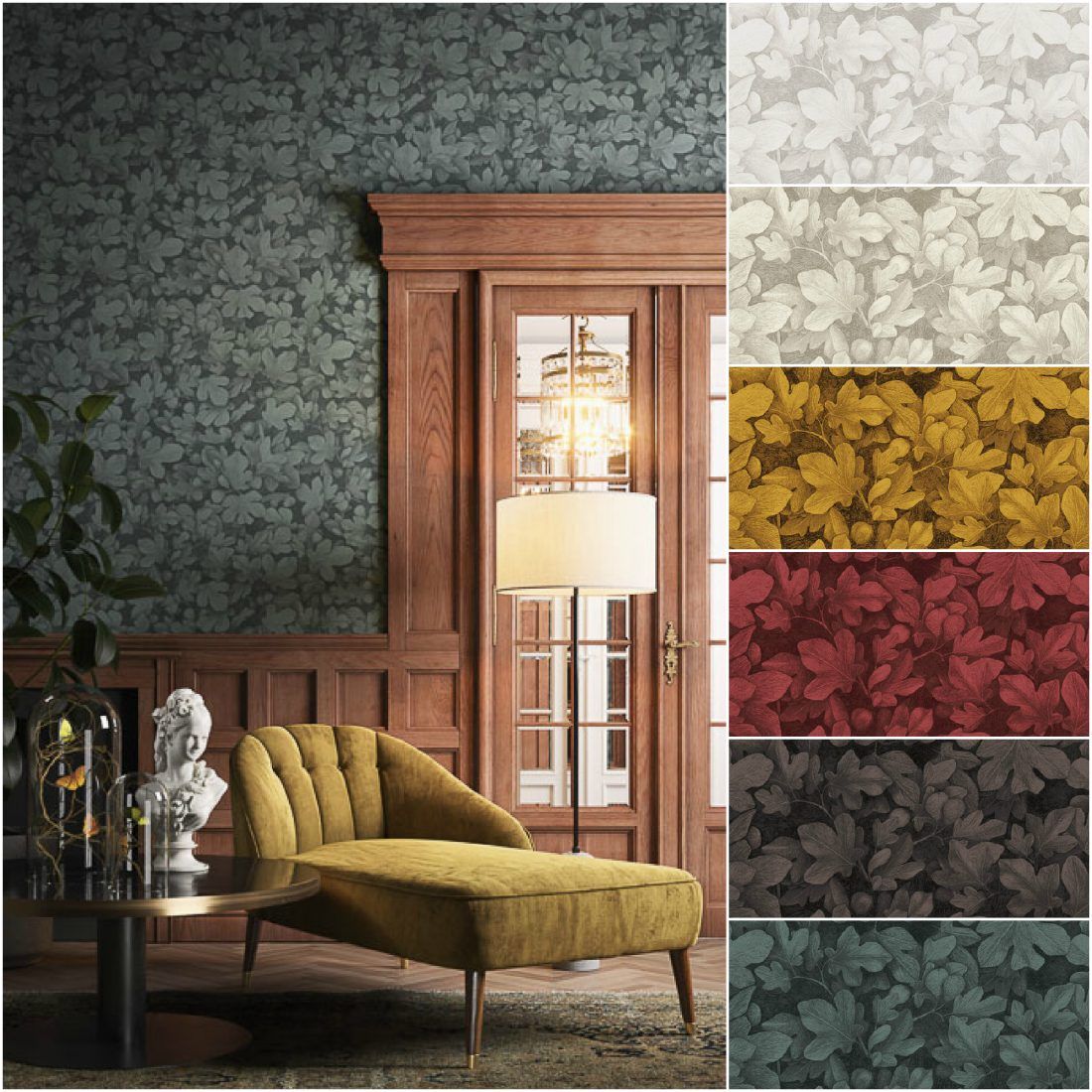 Ампир Декор бельгийские флизелиновые обои Kent от Khroma