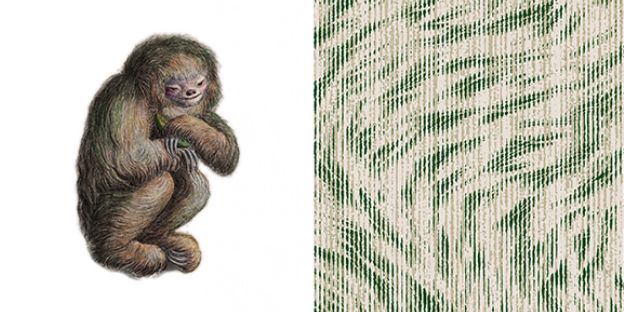 Ампир Декор обои Extinct Animals от ARTE и Moooi