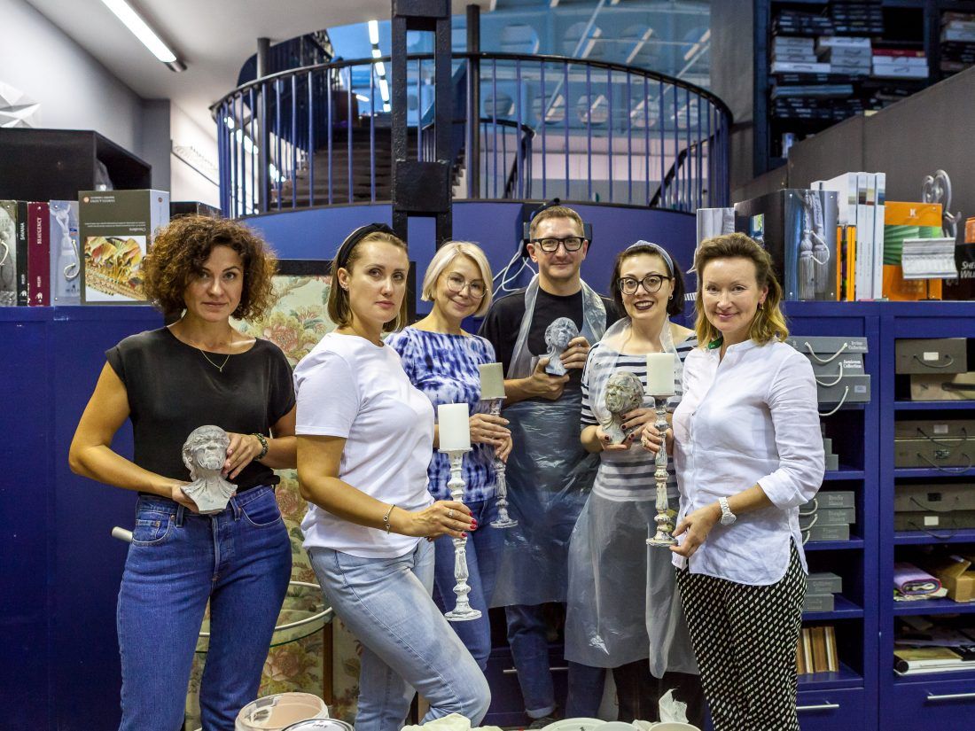 мастер-класс Александра Мершиева в Центре дизайна Мануфактура 5 Ампир Декор