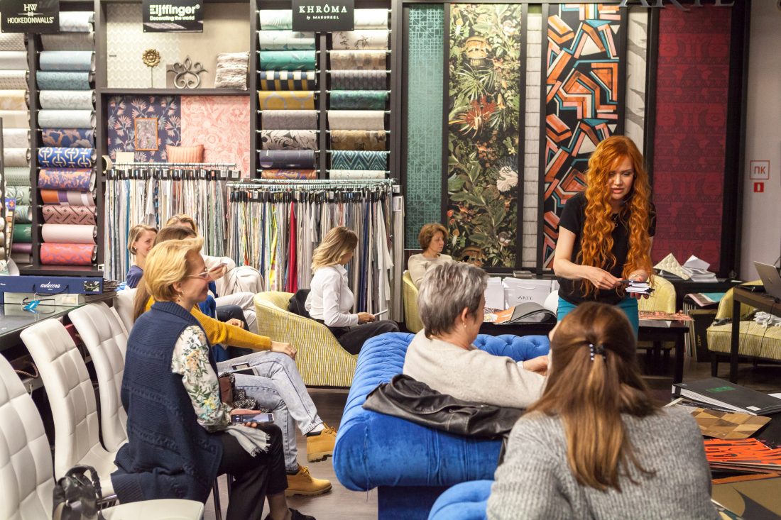 Презентация коллекции обоев Extinct Animals от ARTE и Moooi на Ampir Design Week 2019