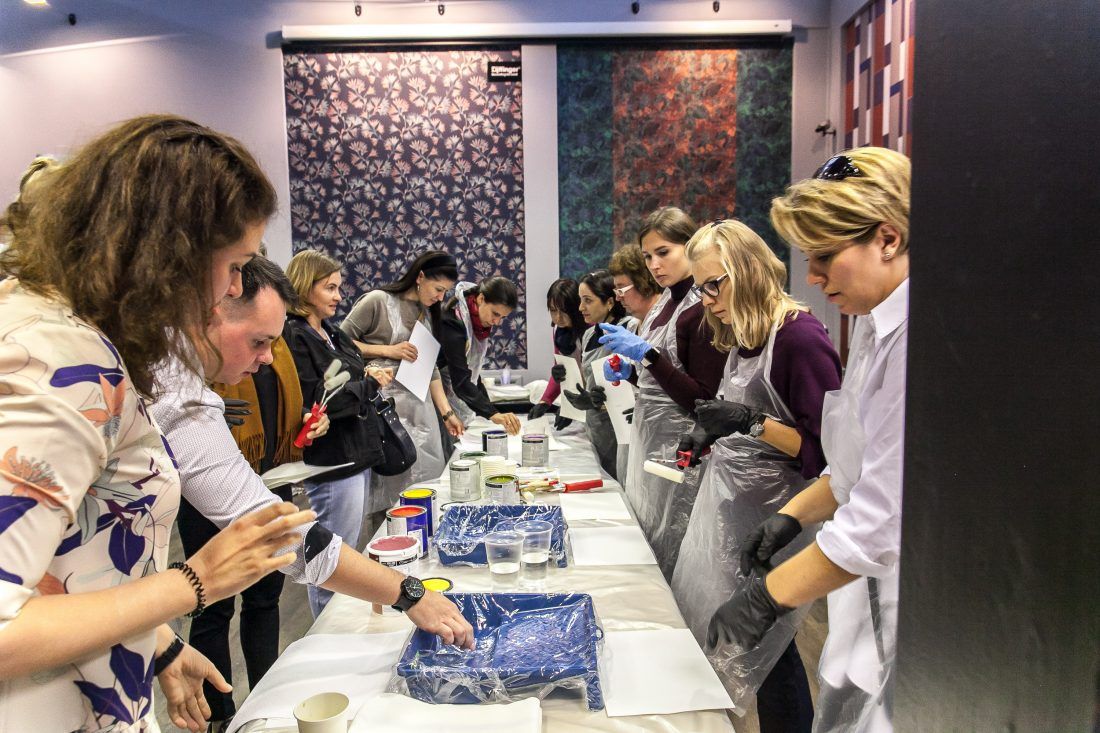 Мастер-классы по краскам Sherwin-Williams и Sikkens на Ampir Design Week 2019 в Москве