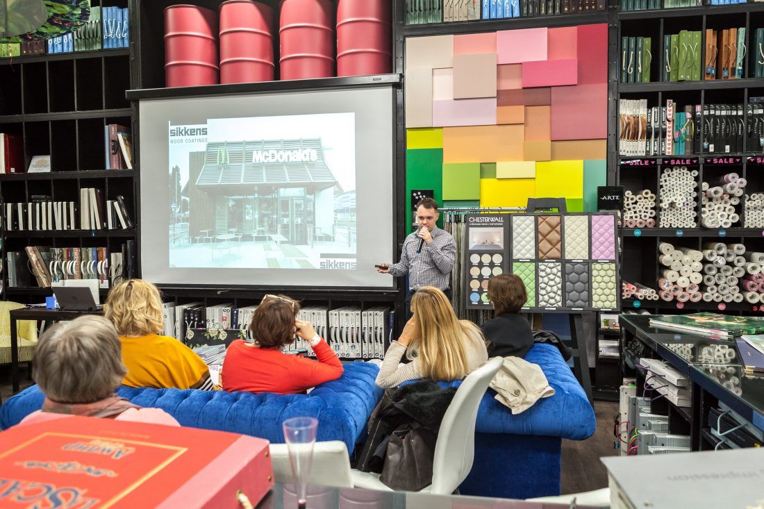 Мастер-классы по краскам Sherwin-Williams и Sikkens на Ampir Design Week 2019 в Москве