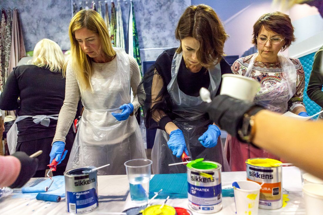 Мастер-классы по краскам Sherwin-Williams и Sikkens на Ampir Design Week 2019 в Москве