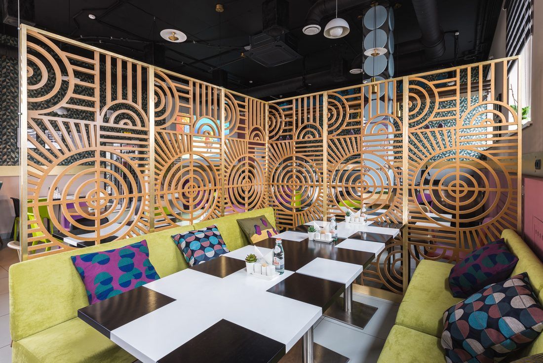 Кафе «Memphis», проект дизайн-бюро Wide Design Group