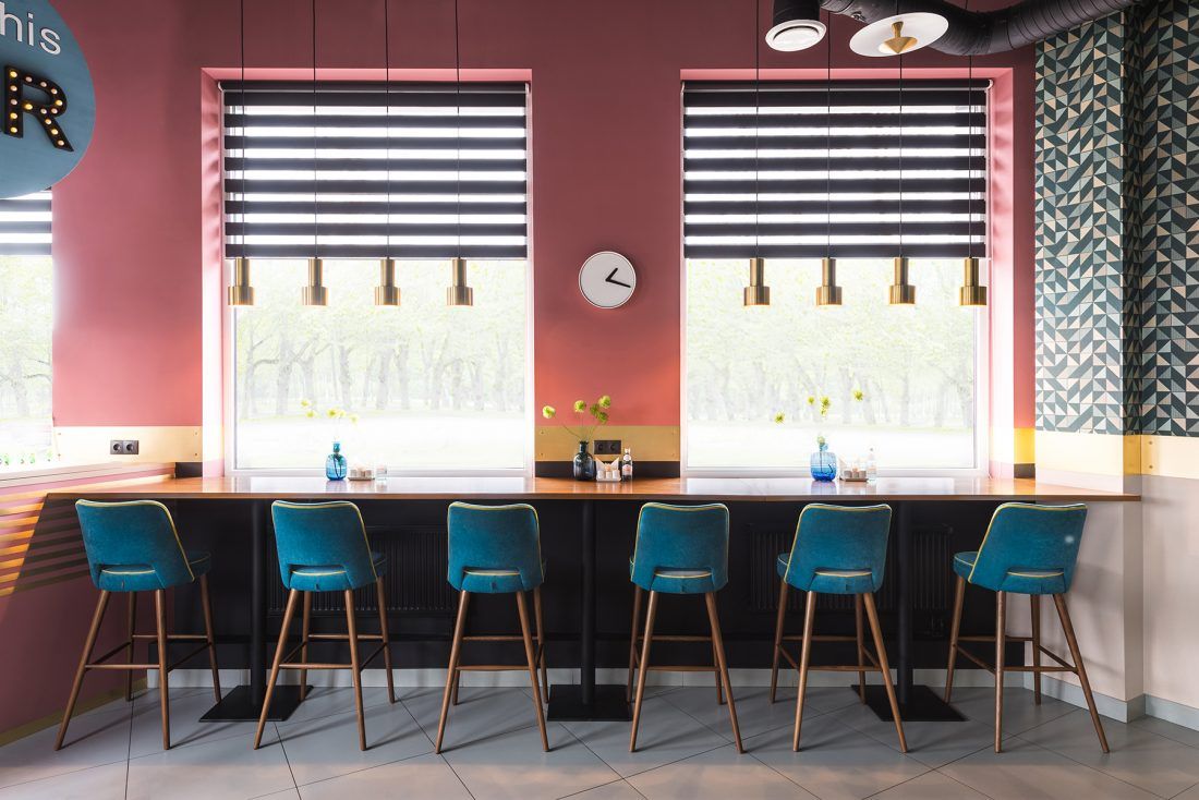 Кафе «Memphis», проект дизайн-бюро Wide Design Group