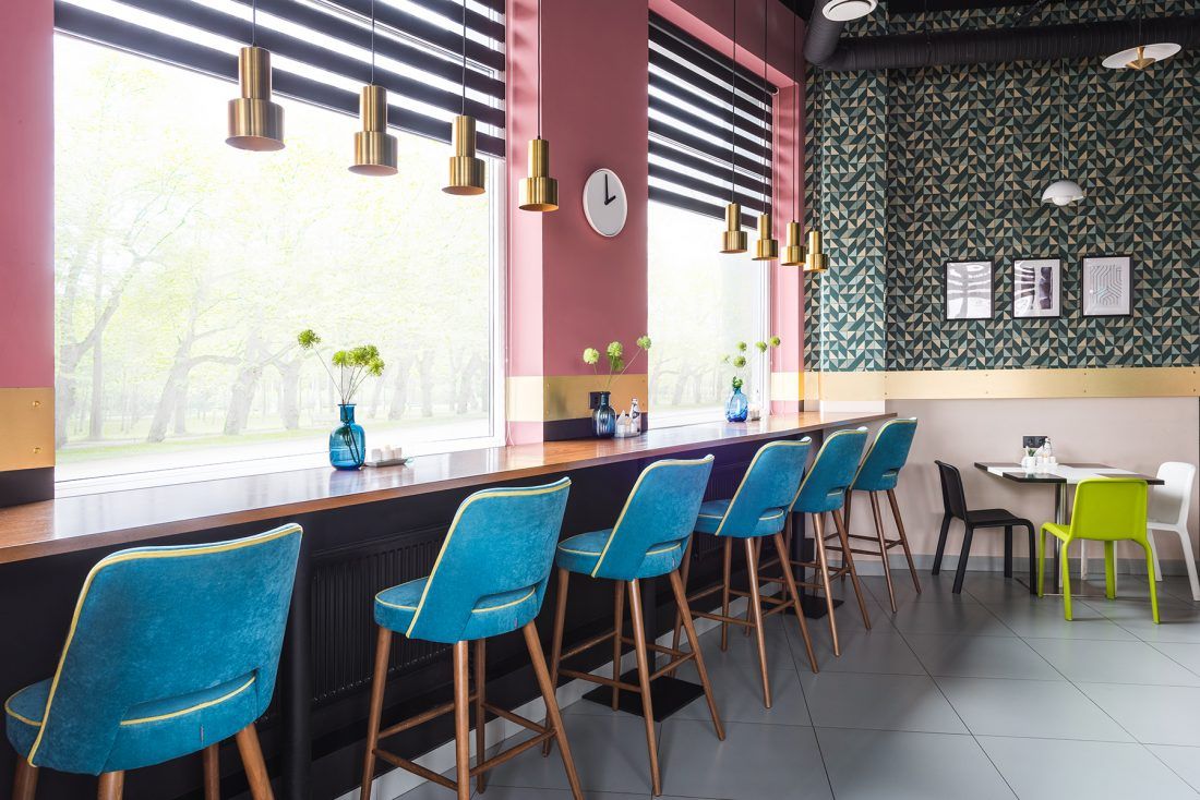 Кафе «Memphis», проект дизайн-бюро Wide Design Group