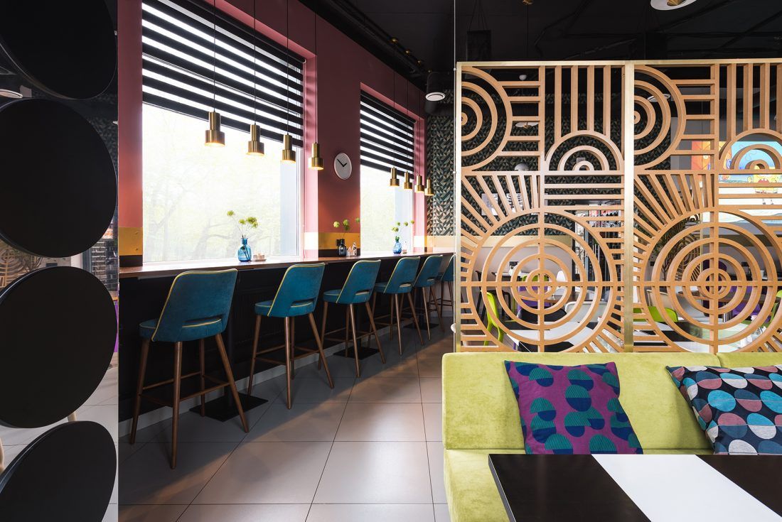 Кафе «Memphis», проект дизайн-бюро Wide Design Group