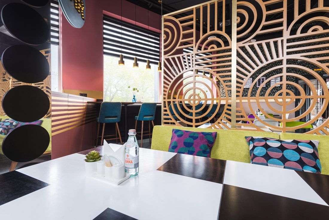 Кафе «Memphis», проект дизайн-бюро Wide Design Group