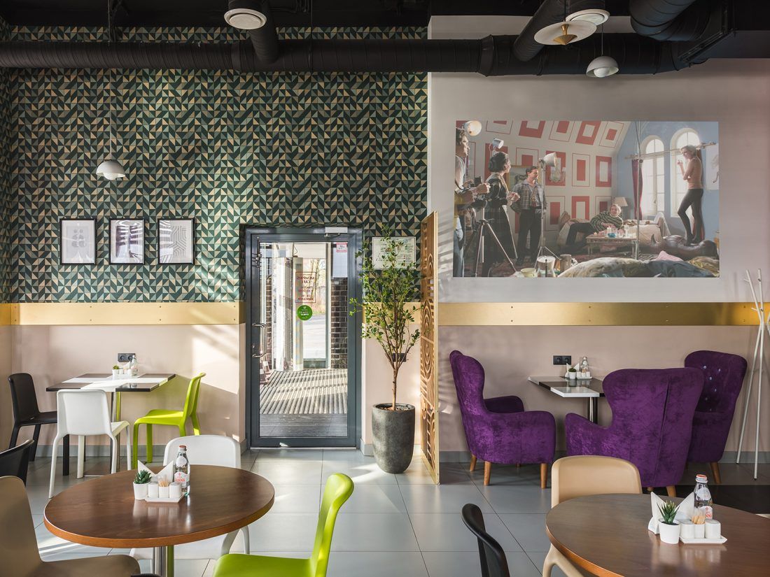 Кафе «Memphis», проект дизайн-бюро Wide Design Group