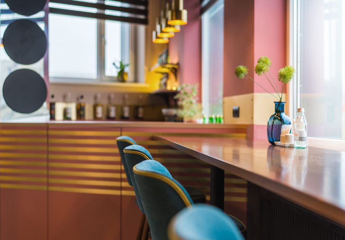 Кафе «Memphis», проект дизайн-бюро Wide Design Group