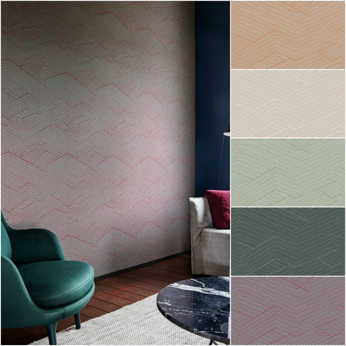 Ампир Декор коллекция обоев Sketch от Hookedonwalls