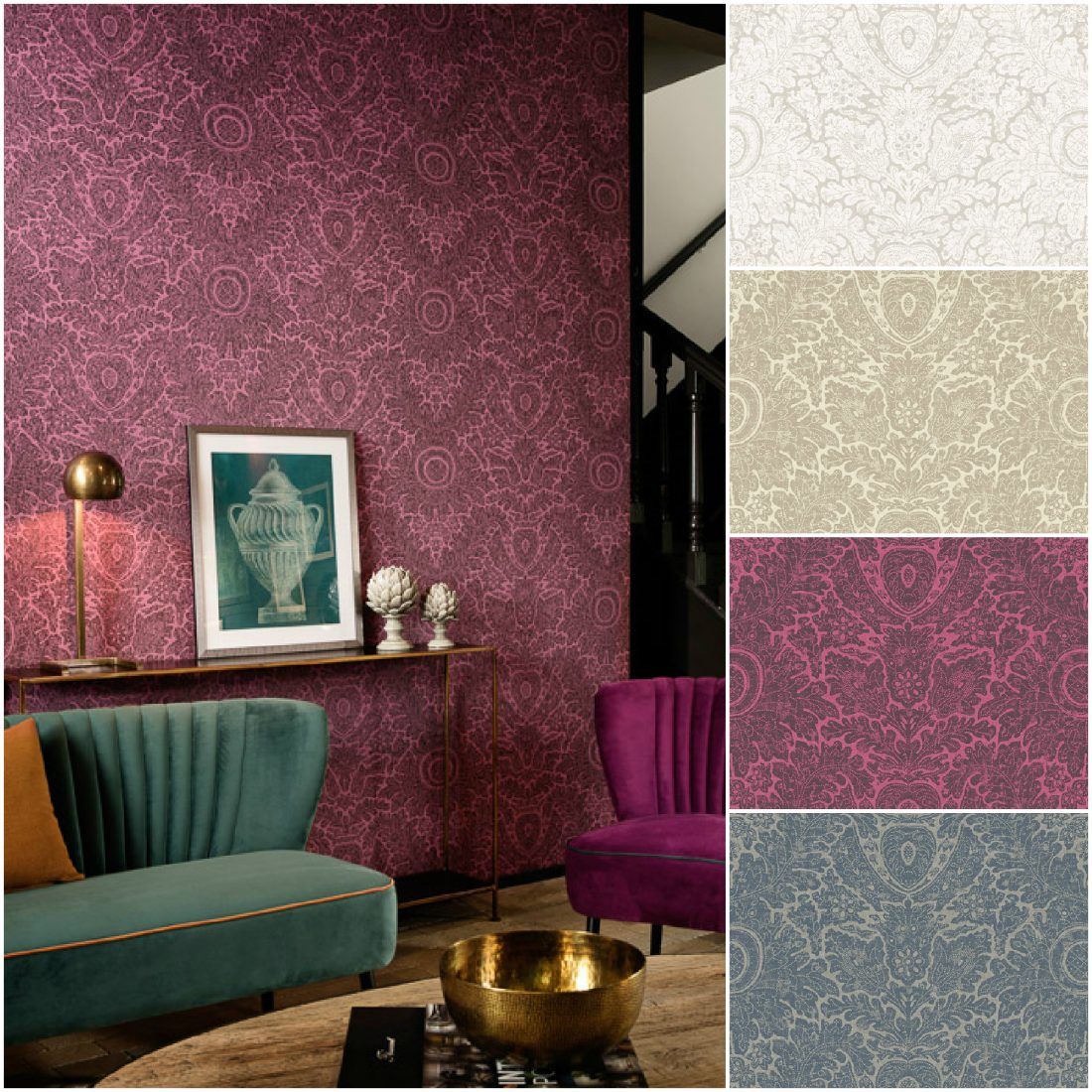 Ампир Декор обои складская программа Flamant Les Memoires от Arte