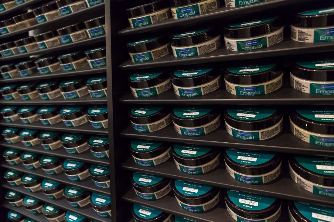 пробники краски Sherwin-Williams