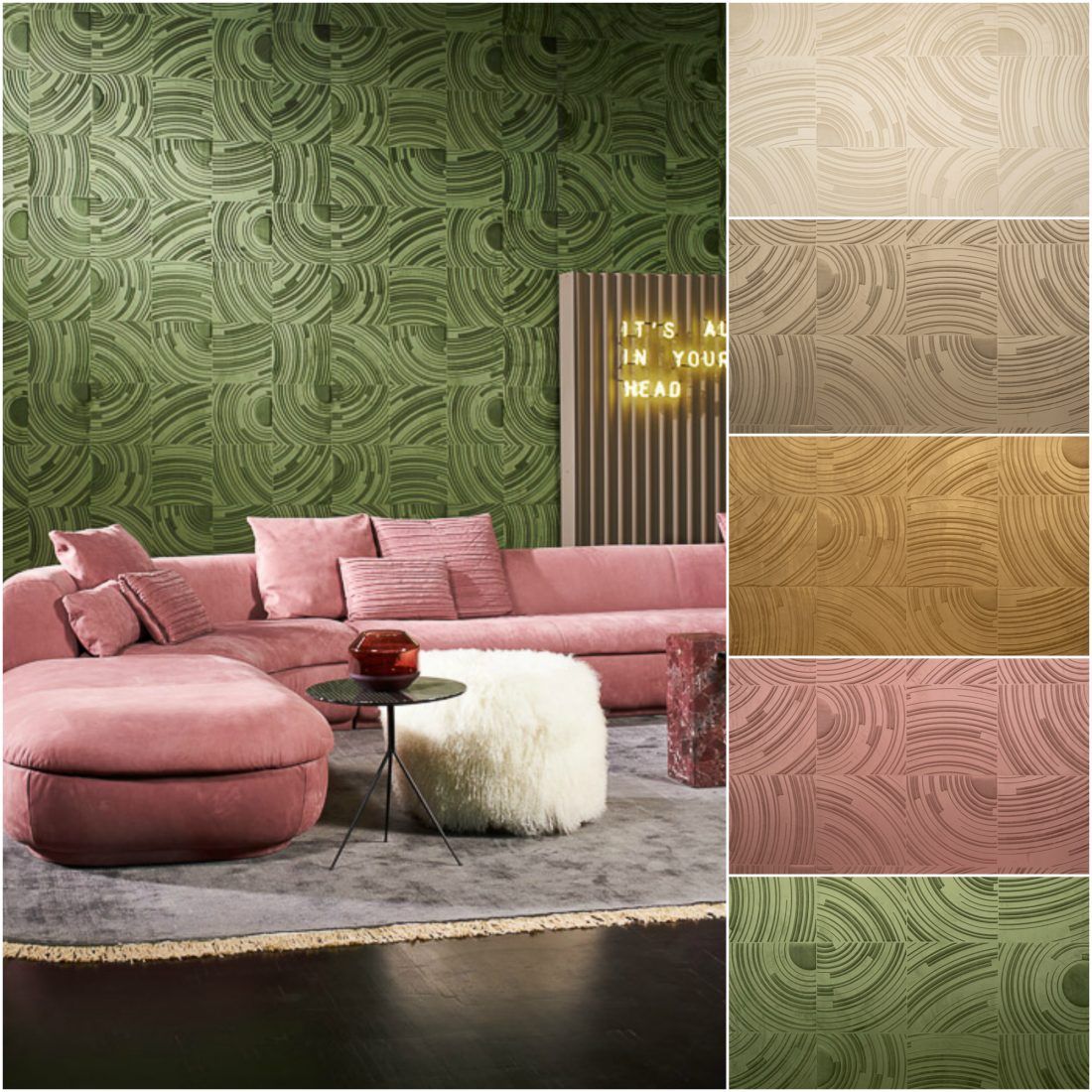 Ампир Декор текстильные обои Velveteen от Arte