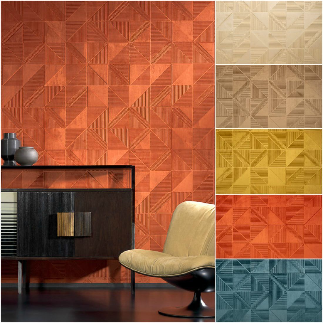 Ампир Декор текстильные обои Velveteen от Arte