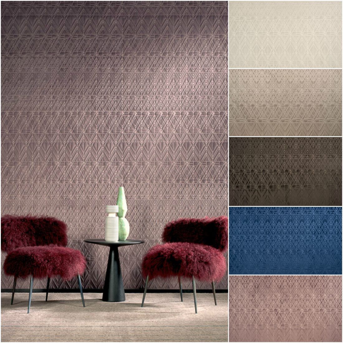 Ампир Декор текстильные обои Velveteen от Arte