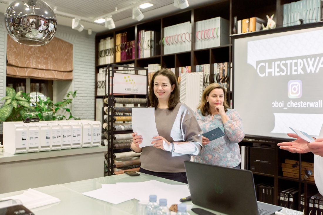 Презентация обоев Chesterwall в Ампир Декор Санкт-Петербург