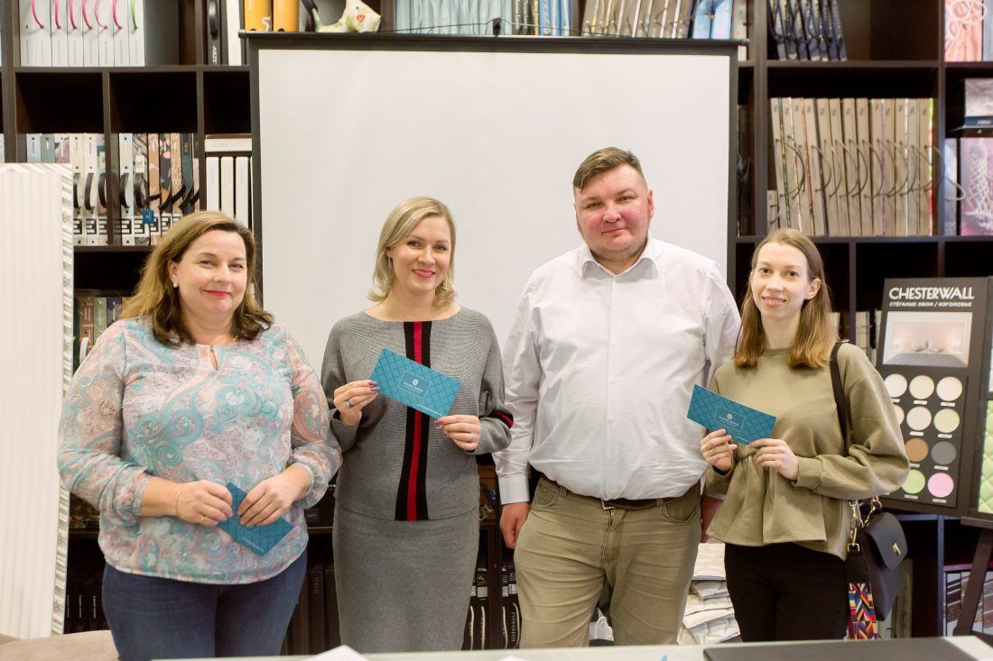 Презентация обоев Chesterwall в Ампир Декор Санкт-Петербург